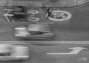 Rush hour in Madrid