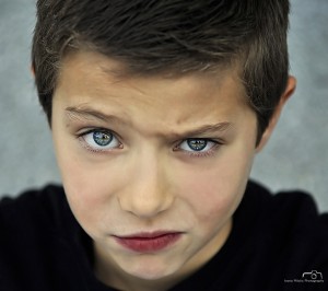 Worried boy
